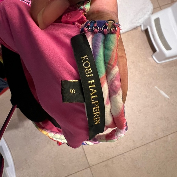 KOBI HALPERIN Hope Floral-Print Tiered
Halter Dress - Picture 5 of 7